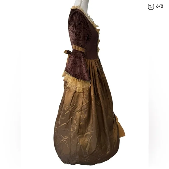 Spencer’s woman’s Vintage-Inspired Rococo Costume Dress halloween small - Picture 4 of 8